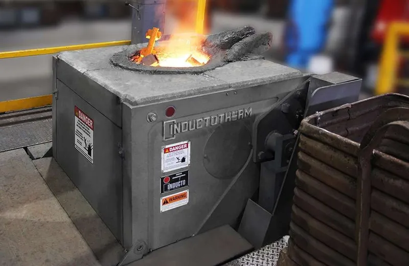 Inductotherm Induction Melting Furnace at PT Zenith Allmart Precisindo